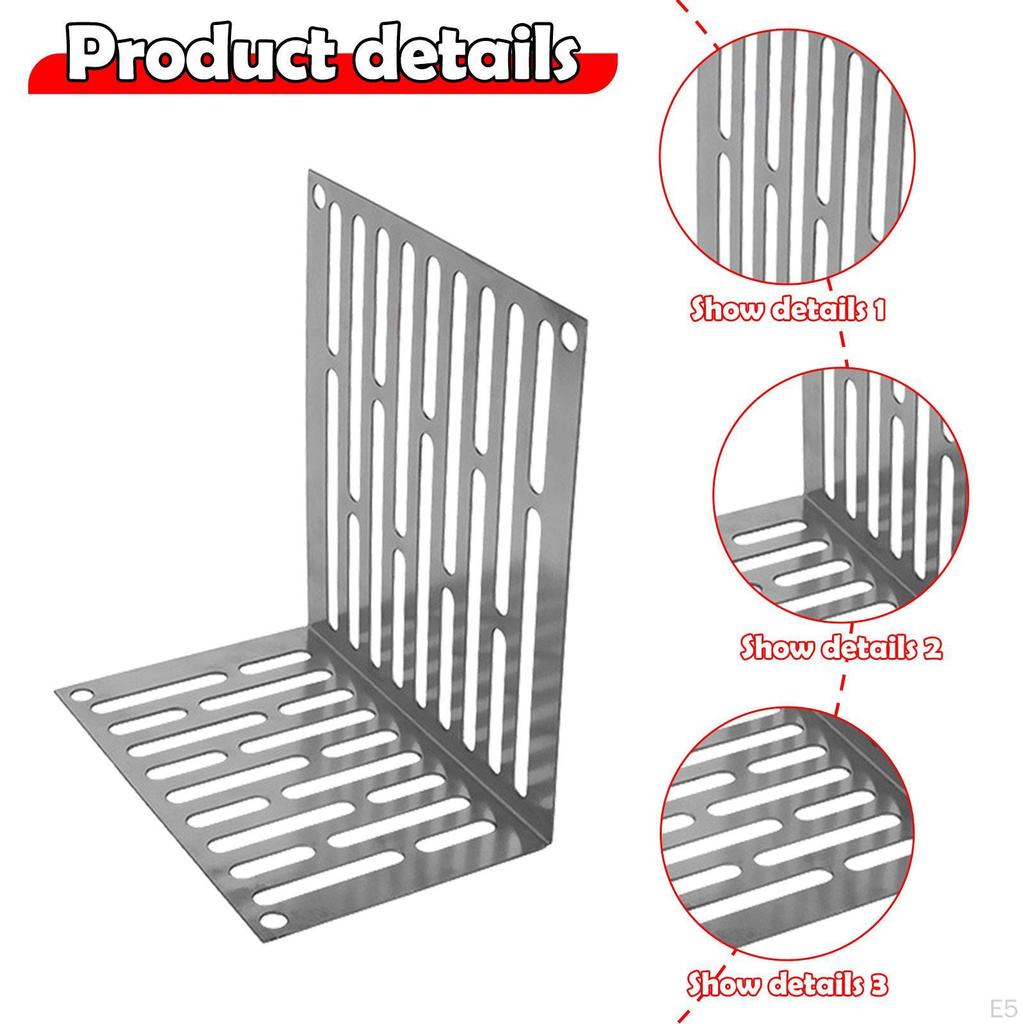 Corner Drain Wall Mounted Strainer Anti-Clogging Stainless Steel Shower for Bedroom
