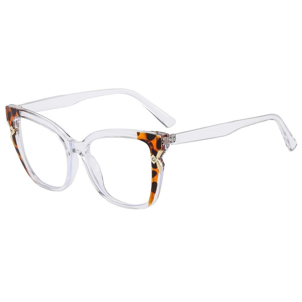 Style Cat Eye Glasses With Blue Light Blocking For Women And Round Faces