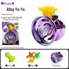 Free Shipping Alloy Yo-Yo: Luminous Competition & Sleep-Supporting Toy for Kids