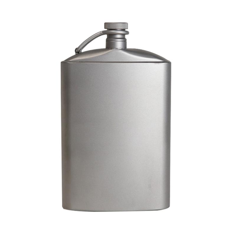 Durable Titaniums Flask High Quality Titaniums Wine Flask 260ml 200ml Bottle for Adventurous Traveler