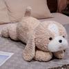 Cute lying down dog doll throw pillow boys and girls sleeping puppy doll side herding dog plush toy cloth doll gift
