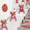 Bridal Stair Railing Decoration Set: Groom's Floral Escalator Wedding Supplies