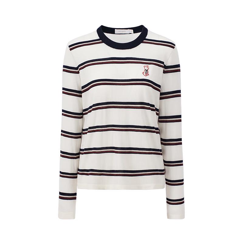 Navigare Women's Lightweight Striped Knit Sweater