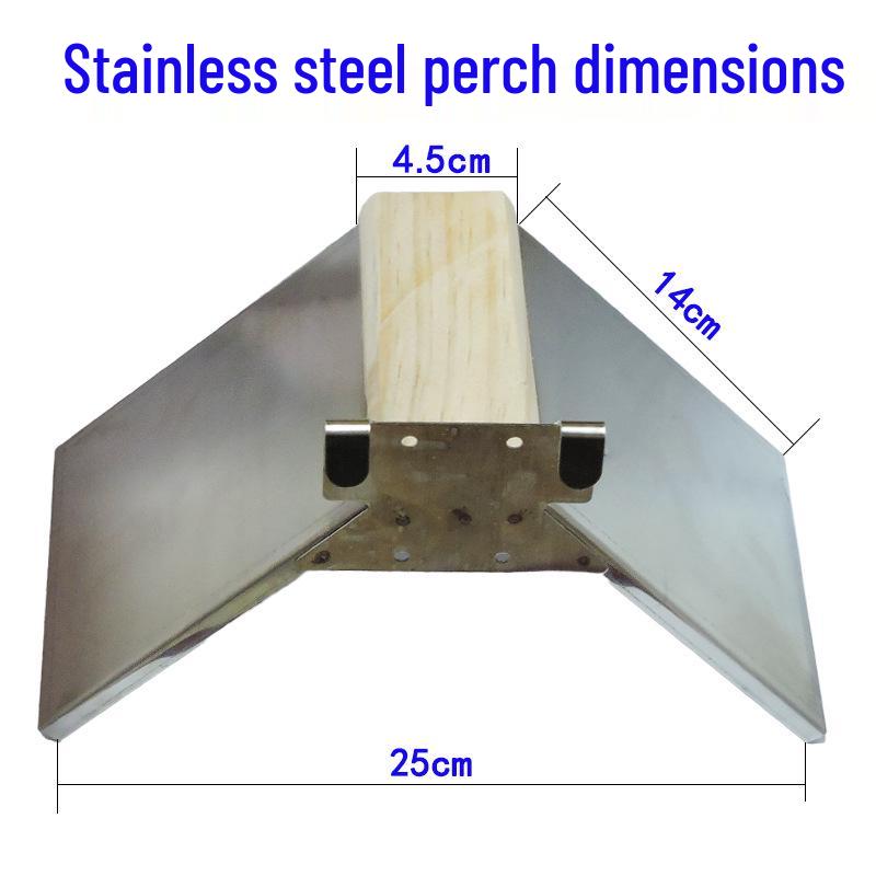 Solid Wood Pigeon Perch and Resting Rack for Racing Homing Pigeons