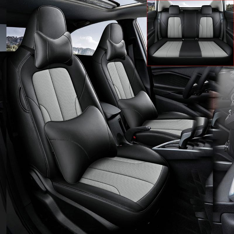 Breathable Bespoke Car Seat Covers For Chevrolet Cavalier 2020-2025Leather Seat Cushion Accessory -Full Sets Design Styling