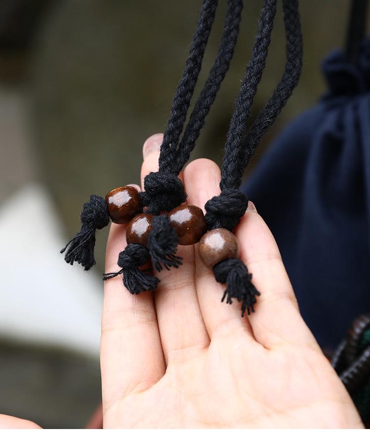 Ręcznie pleciona torebka z bambusa: Przenośna Torba Prezentowa na Ceremonię Herbaty