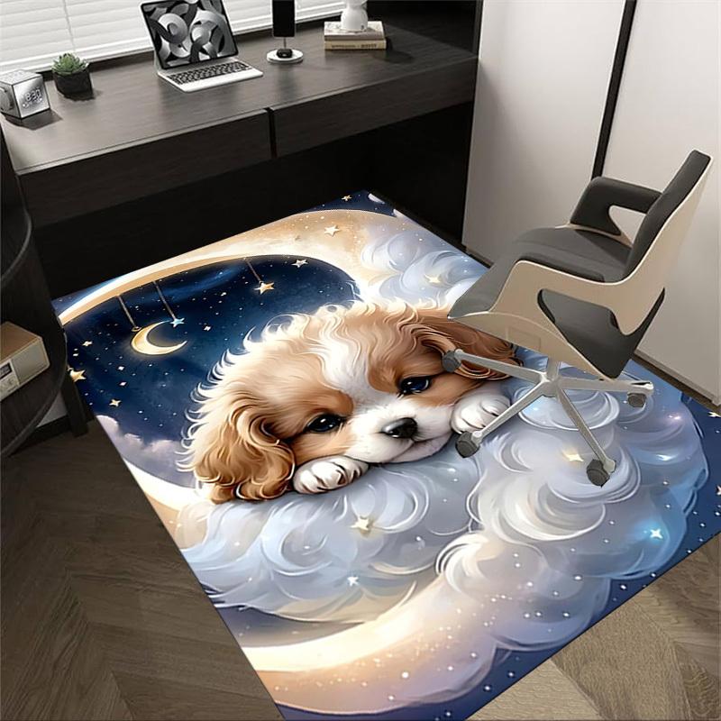 1PC Moon Cloud Extra Large Non-Slip Floor carpet, Office, family, bedroom, Studio Large Area Rug,Longlasting Material-J0391 60cm by 90cm
