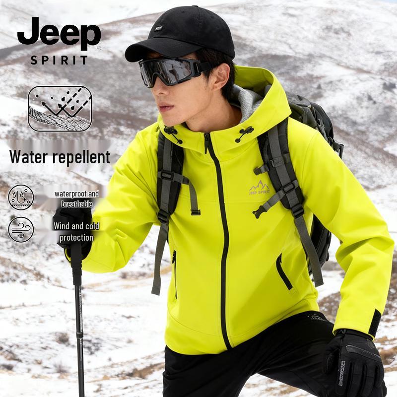 

JEEP SPIRIT Men s Windproof Warm Outdoor Jacket XL