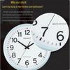 Golden Bell Silent Quartz Wall Clock