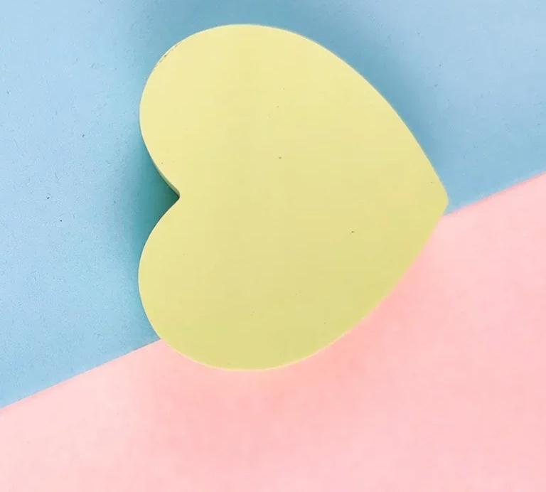 120 Blatt Herz Haftnotizen Selbstklebende Notizblöcke Notizblock Planer Aufkleber Für Büro Schule Schreibwarenzubehör