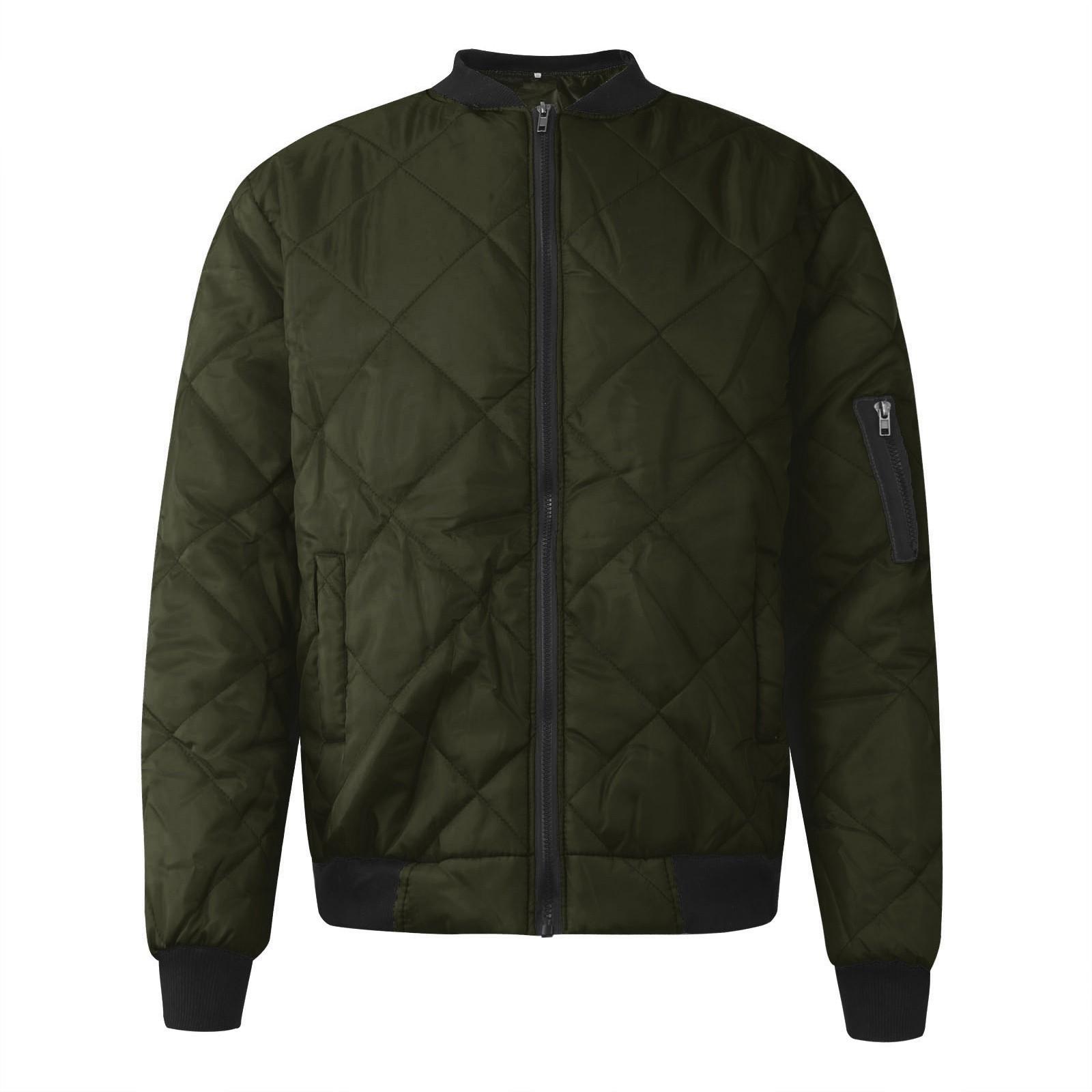 

Мужское зимнее пальто, теплое приталенное толстое пальто, повседневная куртка, верхняя одежда, верхняя блузка XL армия зеленый