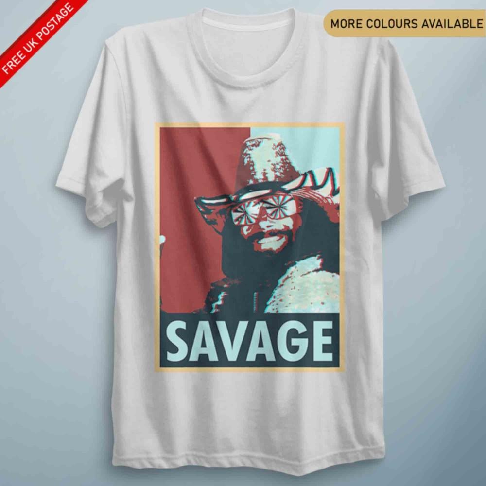 Macho Unisex Randy Savage TShirt Wrestling Hero 80S 90S WW F Icon Retro Star
