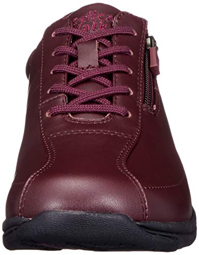 Asahi Medical Walk LF Women's Walking Shoes, Wine, Size 21.5 Cm, 4E, with SHM Technology To Prevent Knee Problems
