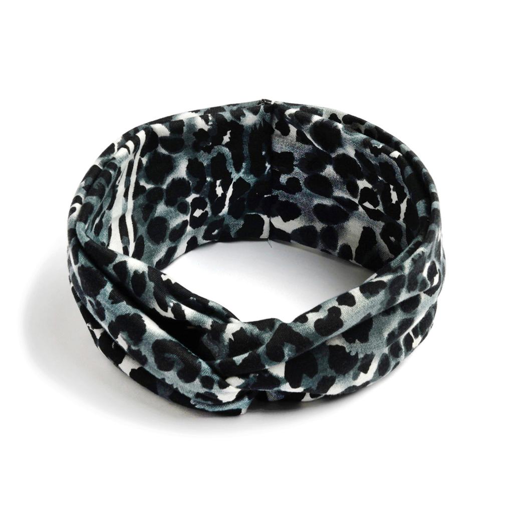 Bohemian Cross Knotted Headband Gypsy Yoga Sports Headband Wide Female Stretch Headband