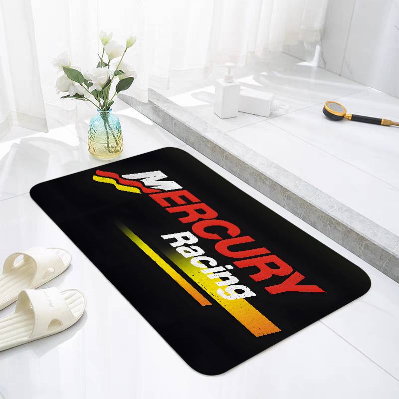 M-Mercury Racing Carpet Bathroom Anti-slip Mat Door Mat Home Decoration Mat Entrance Door Mat Scratch-resistant Door Mat