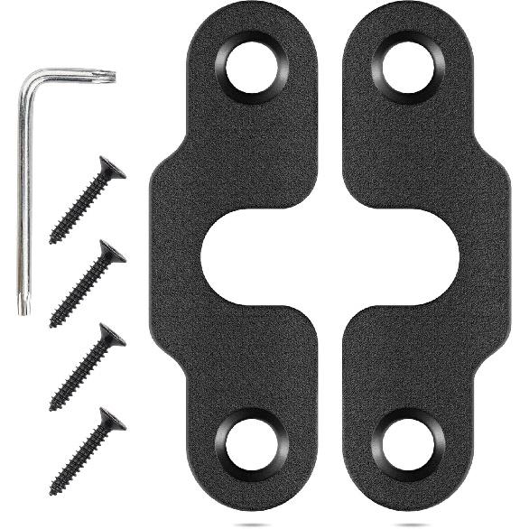 SOJAL Sun Visor Repair Kit, Aluminum Alloy Heavy Duty Sun Visor Clips Compatible with Jeep Wrangler JK 2018/ Wrangler 2018-2022/ Gladiator 2020-2022,