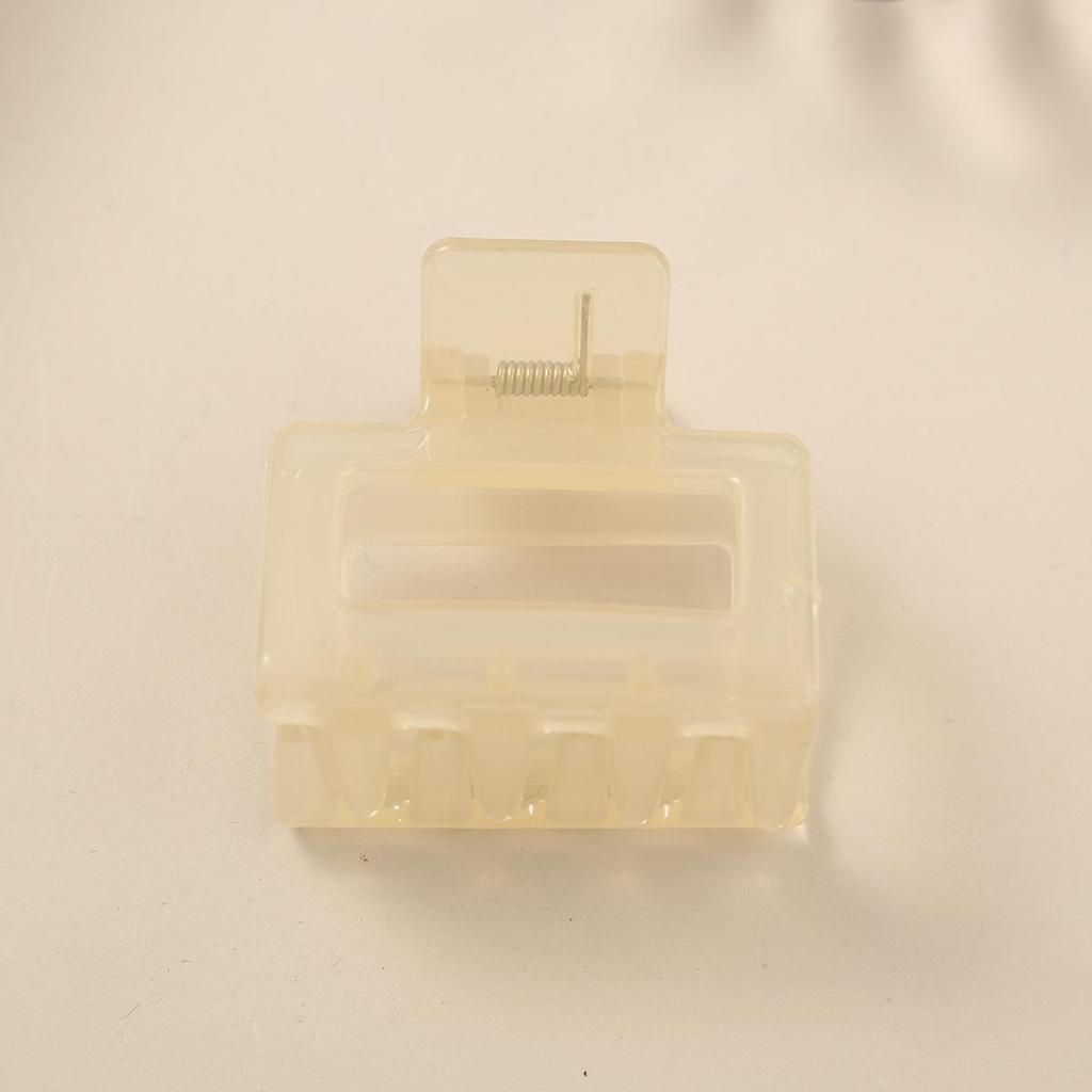8.5CM x 10.5CM Rectangular Matte PS Hair Clip - Simple Shark Hair Accessory