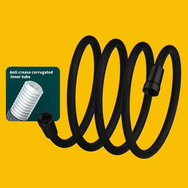 2M Toilettenschläuche Aufsatz Entwirrt Designs Toilettenschläuche Flexible Duschschläuche für Badezimmer Duschkopf Ersatz