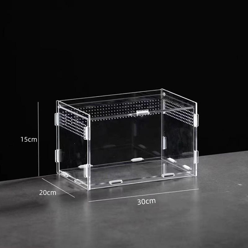 Acrylic Reptile Terrarium Kit Arboreal Pets Spider Housing Transparent Assembly Box