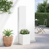 Garden Privacy Screen Canvas White 32 X 150 Cm