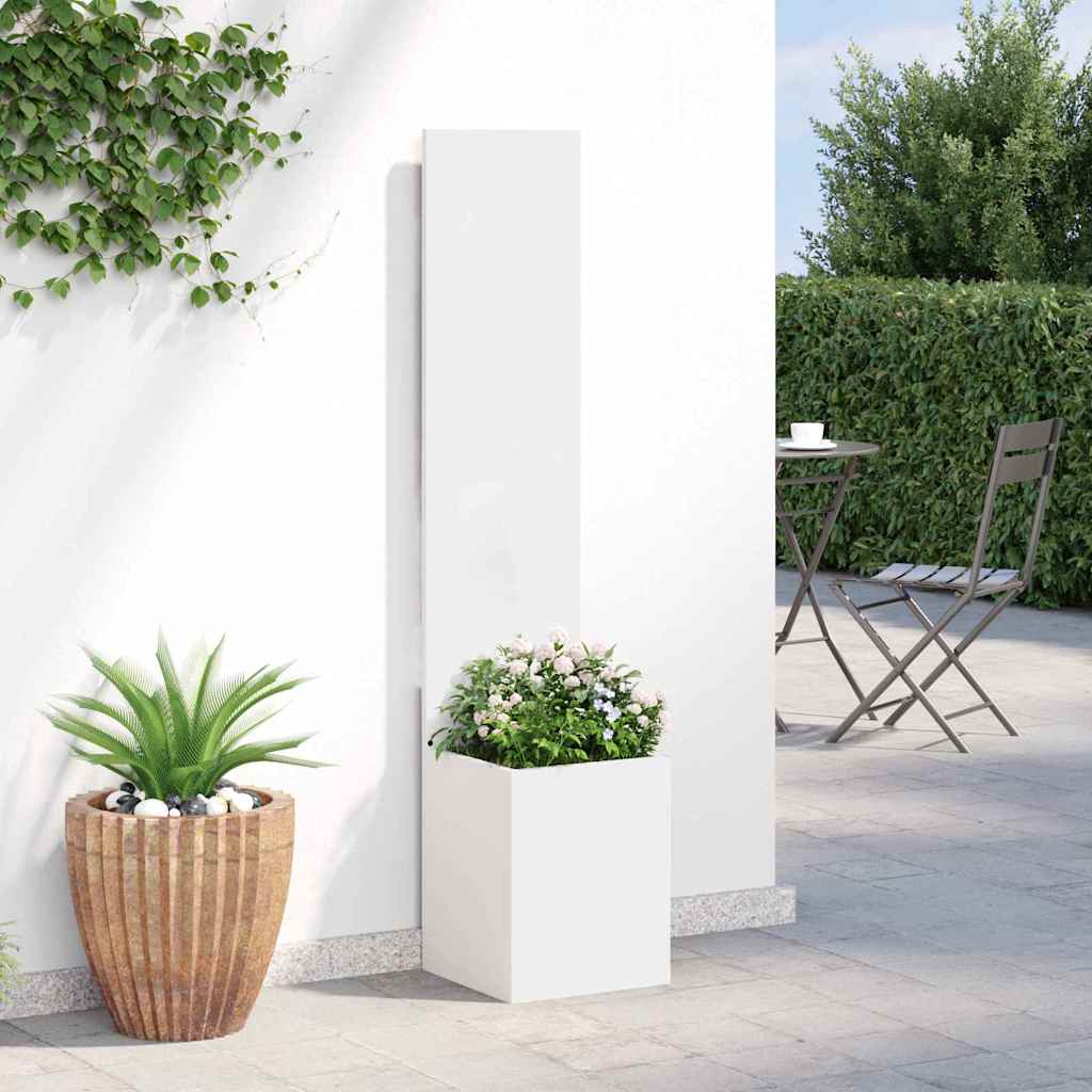 Garden Privacy Screen Canvas White 32 X 150 Cm