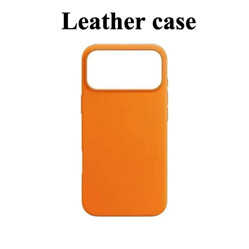 Funda de cuero Sle para negocios para funda Apple Magsafe para IPhone 17 Pro Max 17 Air Carga inalámbrica Cubierta magnética 16 15 14 13 Pro Max