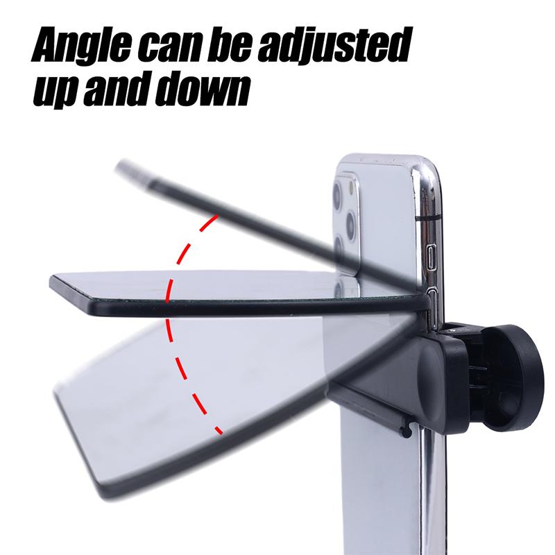 Sky Mirror Mobile Phone Reflection Shooting Clip Adjustable Angle Mirror Clip Outdoor Travel Phone Reflector Shooting Artifact