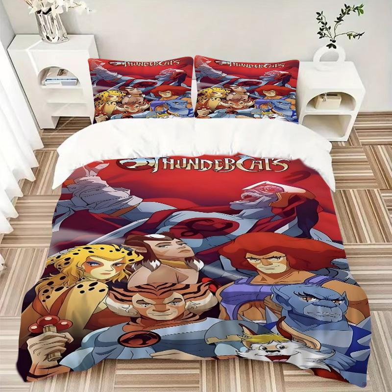 3pcs Thundercats Bedding Set. Soft and Comfortable with No Core Included (1x Duvet Cover + 2x Pillow Covers) yy251031055