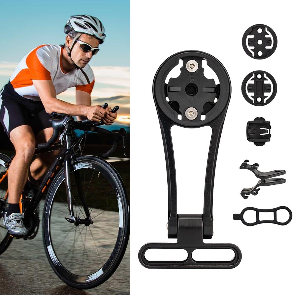 Adjustable Bicycle Computer Holder Bicycle Stem Computer Mount Cycling Computer Extension Support for Garmin/Wahoo/Bryton