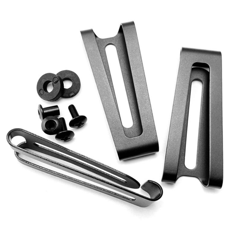 K Sheath Waist Clip Accessories K Sheath Back Clip with Screws Waist Clip Scabbard Carrying Pocket Clip K Sheath Clip