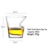 Crystal Whiskey Glass with Cigar Holder (Set of 2)