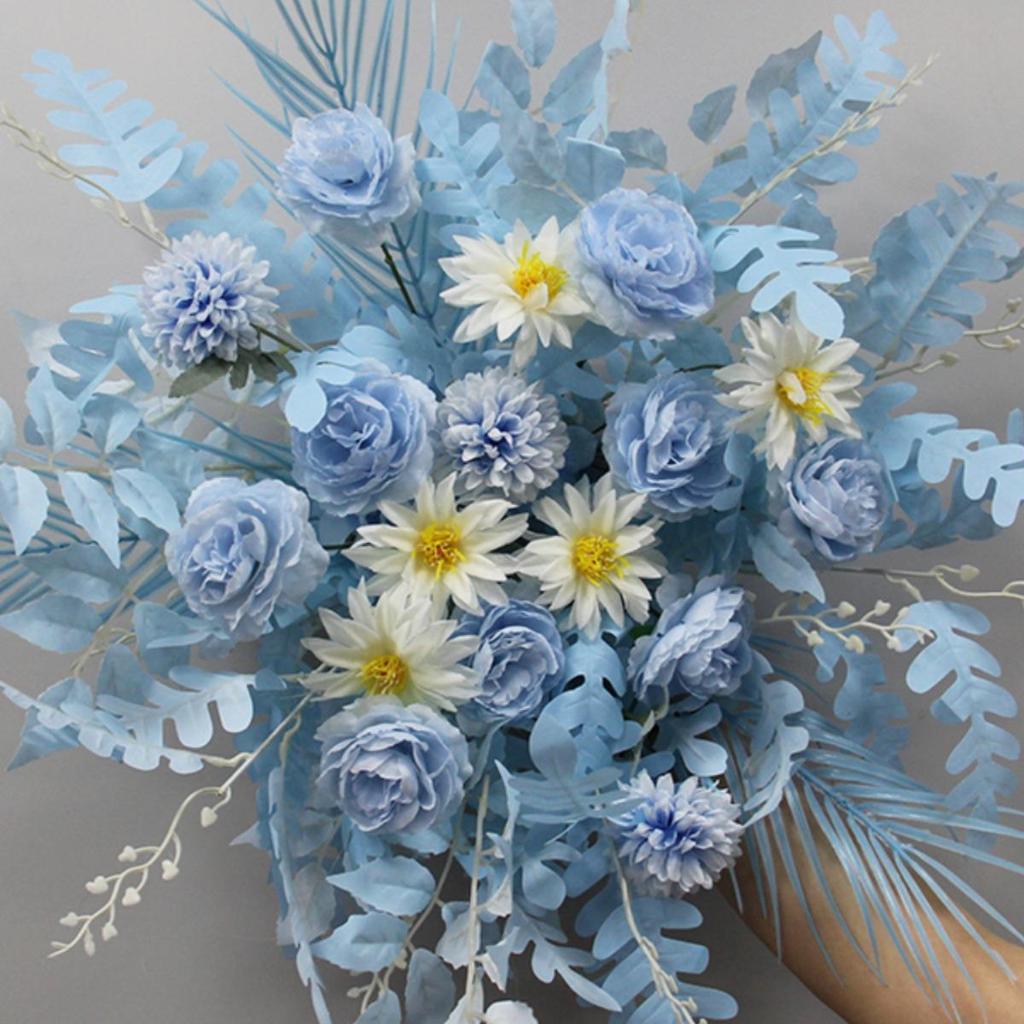 Silk Hanging Flower Garland for Wedding Aisle, T-Stage, or Ceiling Decor