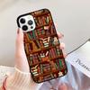 Read Books illustration Phone Case for iPhone 17 Air 16 16e 15 Plus for Apple 13 11 12 14 Pro Max Cover coque fundas