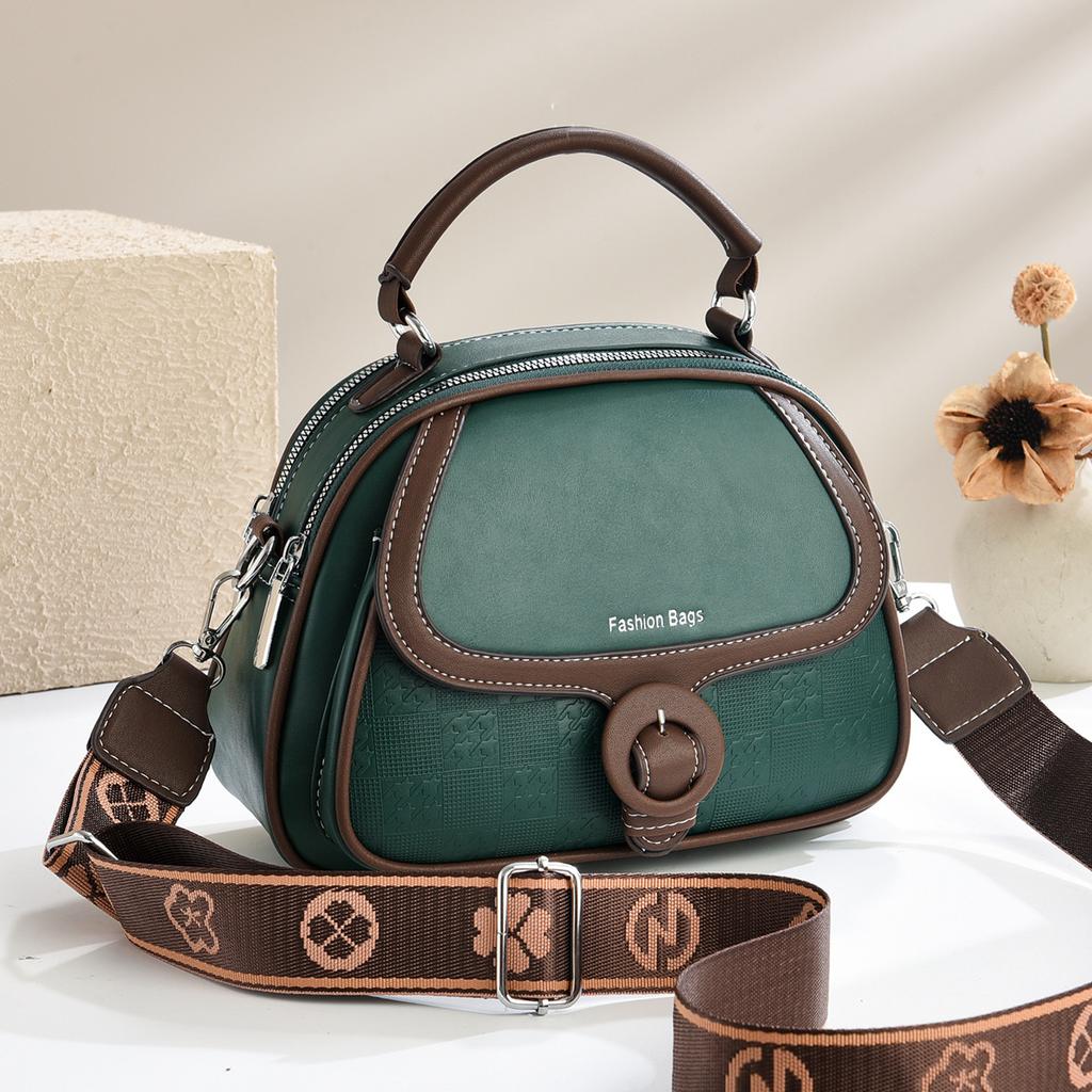 Summer new temperament handbag color matching messenger bag casual simple women's shoulder bag