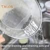 3Pcs Splatter Guard Mesh Wear-resistant Splash Proof Long Lasting Useful Mesh Pot Lid Grease Catcher Household Supplies