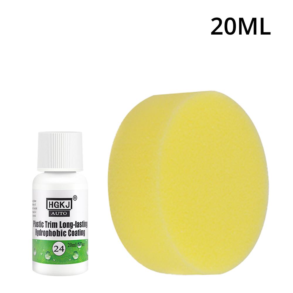 

Пластиковый реноватор 20-100 мл HVIERO 24 покрытие для ремонта пластика, резины, чистое восстановление, глянец, черный блеск, герметик, осветление, восстановление протектора 20ml