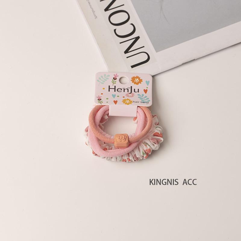 2025 Spring/Summer Crystal Candy Color Floral Spiral Hair Ties - Elegant, Sweet Telephone Cord Hair Accessories for Women