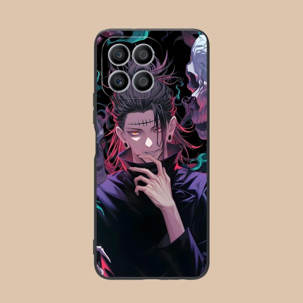 

Jujutsu Kaisen Geto Suguru Phone Case for Honor 90 80 70 60 50 30 20 10 9 8 7 Pro S SE Lite 5G Colorful Printing Cover Cover Honor 8
