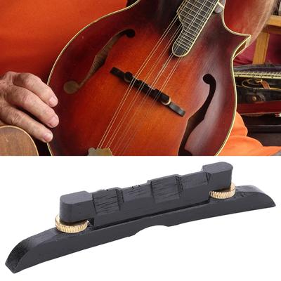 Hochwertiger verstellbarer Ebenholzsteg für Mandoline Musikzubehör