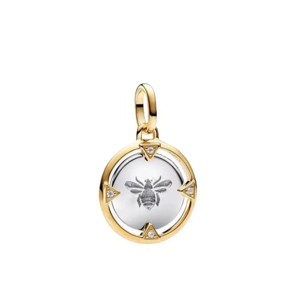 Fashion Fine Jewelry Gold Color Heart Birthday Stone Heart Key Lock Pendant Fit European Bracelet Necklace