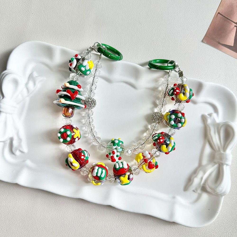 Weihnachten Handyband Bunt Handy Lanyard Kreativer Taschenanhänger Schlüsselanhänger