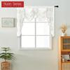 1 Stück Nuan Serie Europäischer Stil Leichter Luxus Retro Jacquard Volant Perlenborte Vorhangkopf für Schlafzimmer Wohnzimmer Fensterdekoration Heimdekor