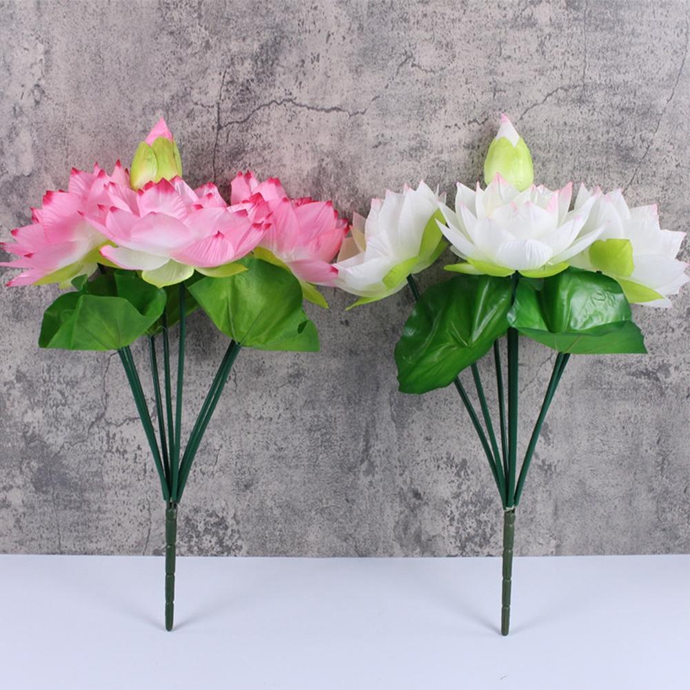 Fake Flower For Wedding Home Party Silk Water Lily