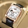 Top Brand New Watch Men's Hollow Sun Moon Star Morning Automatic Mechanical Waterproof Luminous Men's Wrist Watch