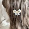 Bowknot Acetic Acid Duckbill Clip Korean Style Bow Duckbill Clip Sweet Bow Hairpin  Girls