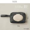Baby Wipes Pouch with Lid (charcoal Gray)