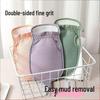 Dual-Sided Exfoliating Bath Glove for Women - Strong Decontamination and Dirt Removal with Fine Sand Texture