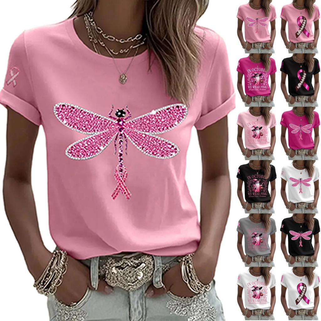 Shirts for Women Awareness Shirt Support Gift Casual Top
