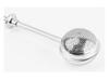 Stainless Steel Tea Ball Press Handle Infuser & Retractable Strainer