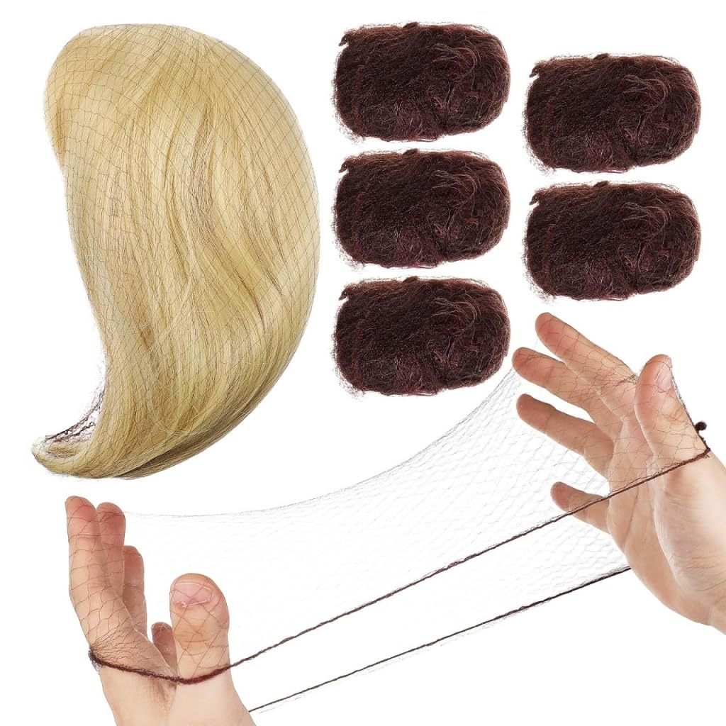 KESYOO Hair Net, 100 Pieces, Ballet Chignon Net, Elastic Mesh,